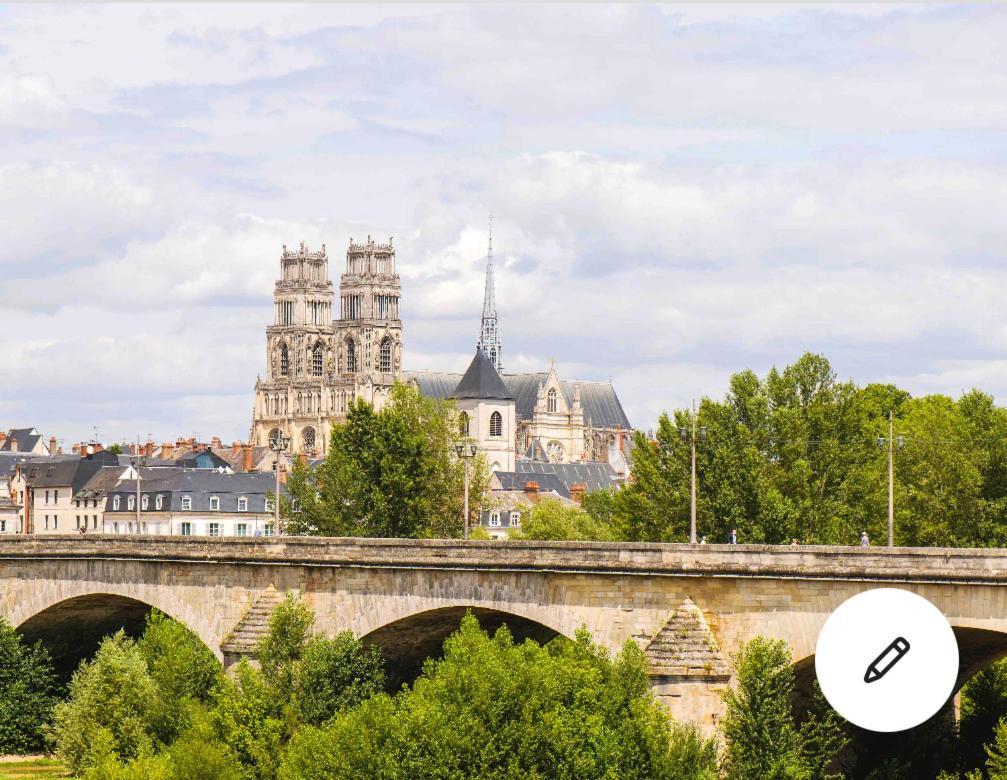 Cosy Loire, T2 Neuf, Front De Loire ,Vue Cathedrale,5Min A Pied Centre Ville Et Parking Prive Орлеан Екстер'єр фото